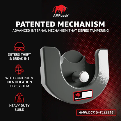 AMPLock Ball Coupler Lock - Flat Lip Design/standard trailer