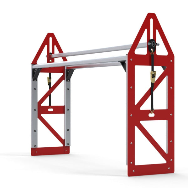 Tire Rack With Chain Lock Futura Locking Tire Rack โ Lowering Trailers